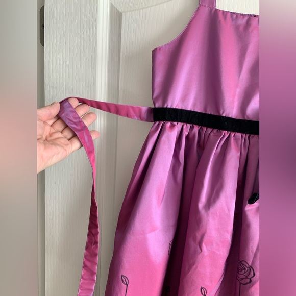 Vintage Beautiful purple ombre iridescent dress size 10 - Picture 4 of 8